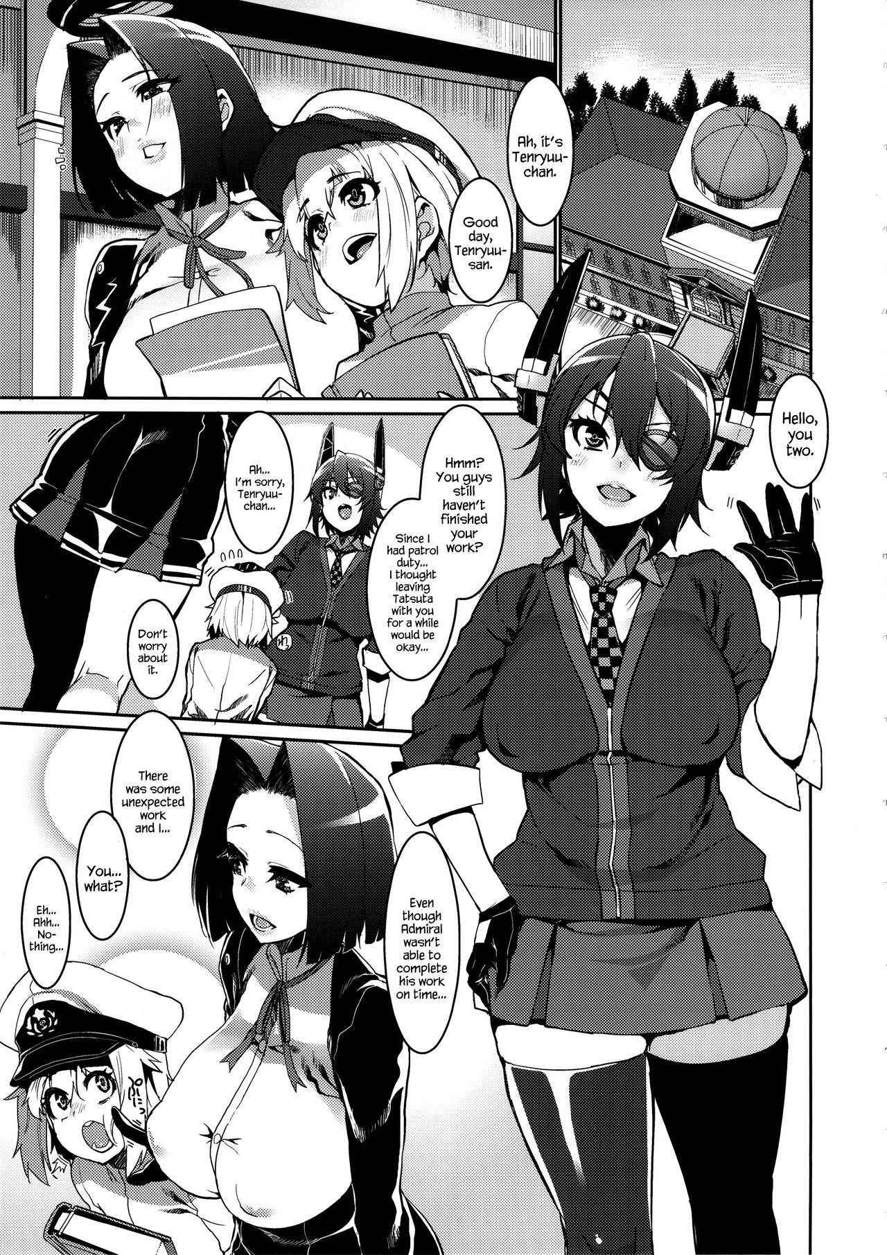 (C90) [HBO (Henkuma)] Chiisai Teitoku to Tatsuta to Tenryuu to (Kantai Collection -KanColle-) [English] {Hennojin}