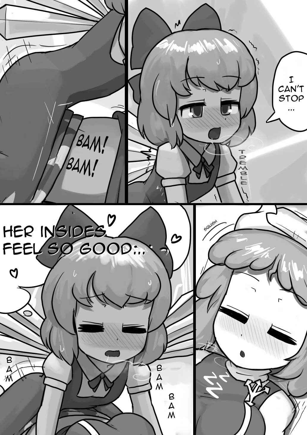 [Ninniku(Kari)] Chinko Cirno x Futsuu Letty no Suikan Manga (Touhou Project) [English]