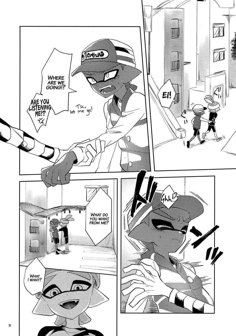 (CCOsaka109) [Wchees (C)] Chikan-kun to Hentai-kun | Pervert-kun and the Molester (Splatoon) [English] [bkpaws] [Decensored]