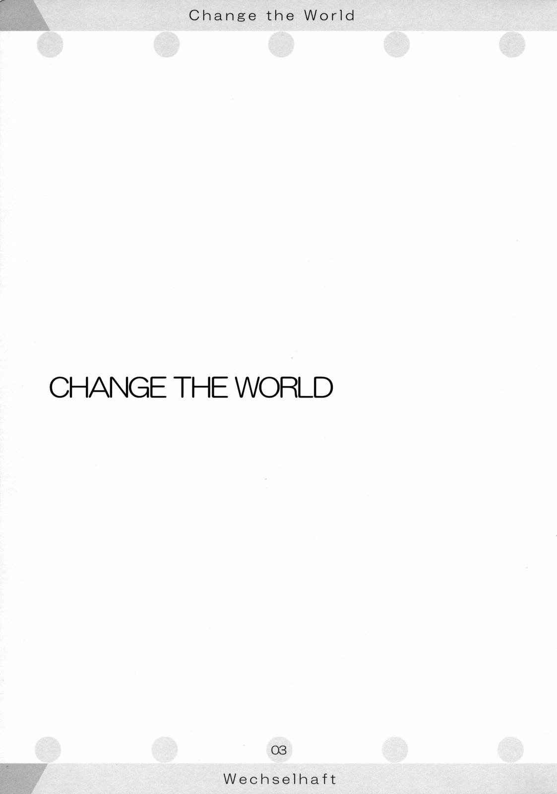 [Wechselhaft] Change the World (Eureka Seven)