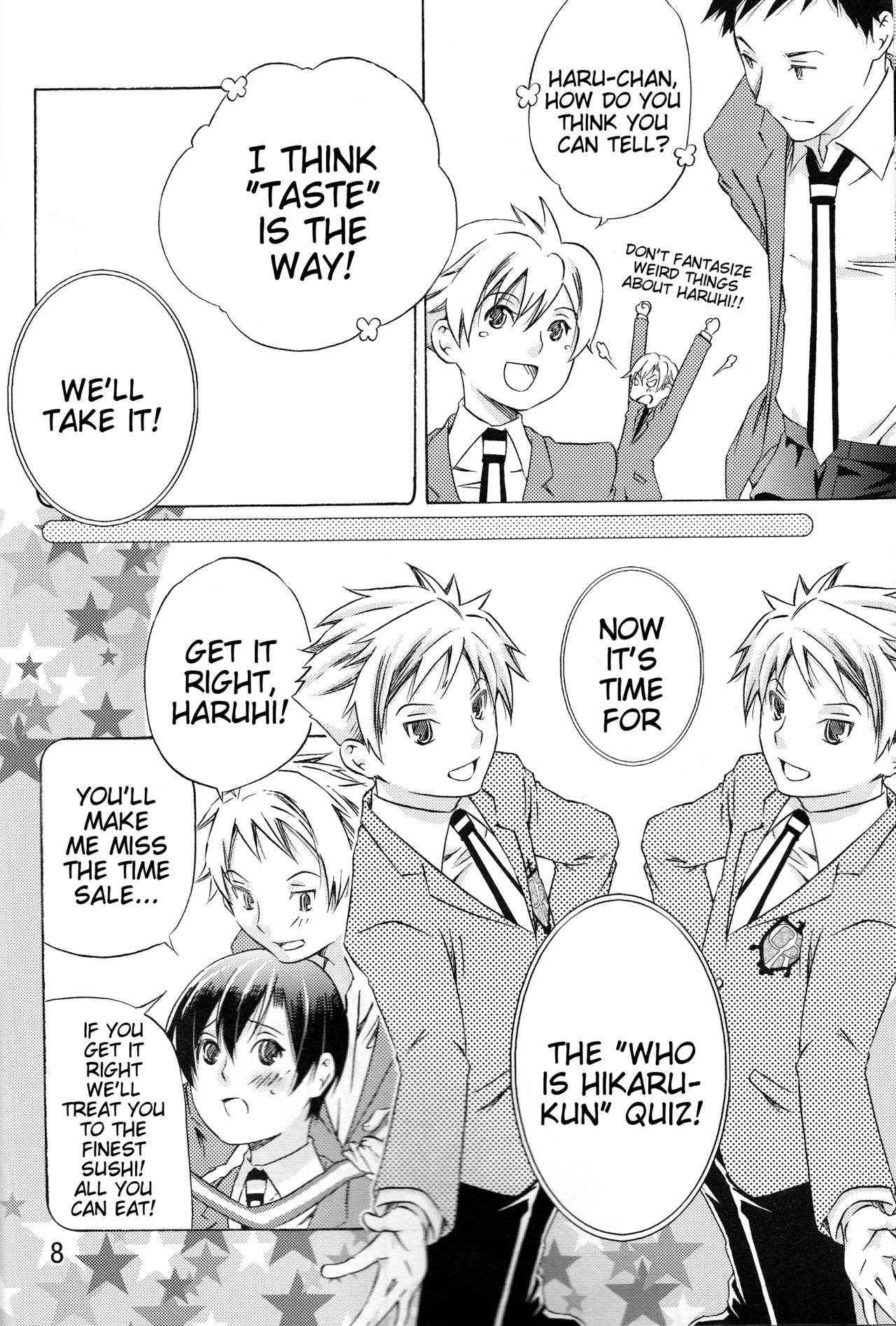 (Keikaku 0x0C) [Ichinichi Sanjou (Jinguu Kozue)] Hito de Mousou Suru no Iikagen ni Yamete Kudasai! (Ouran High School Host Club) [English] [Tigoris Translates]