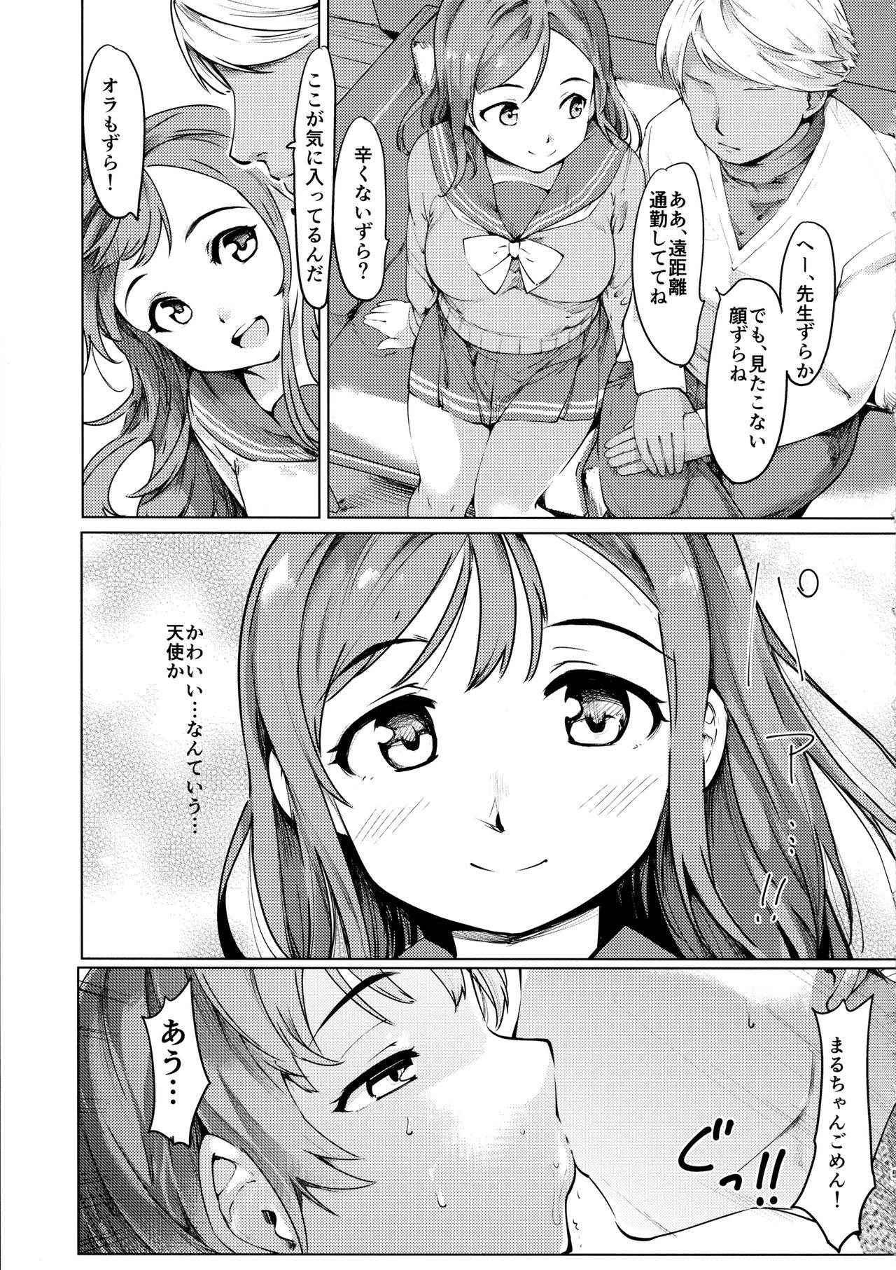 (C91) [PARANOIA CAT (Fujiwara Shunichi)] Maru-chan to H na Koto Suru Hon (Love Live! Sunshine!!)