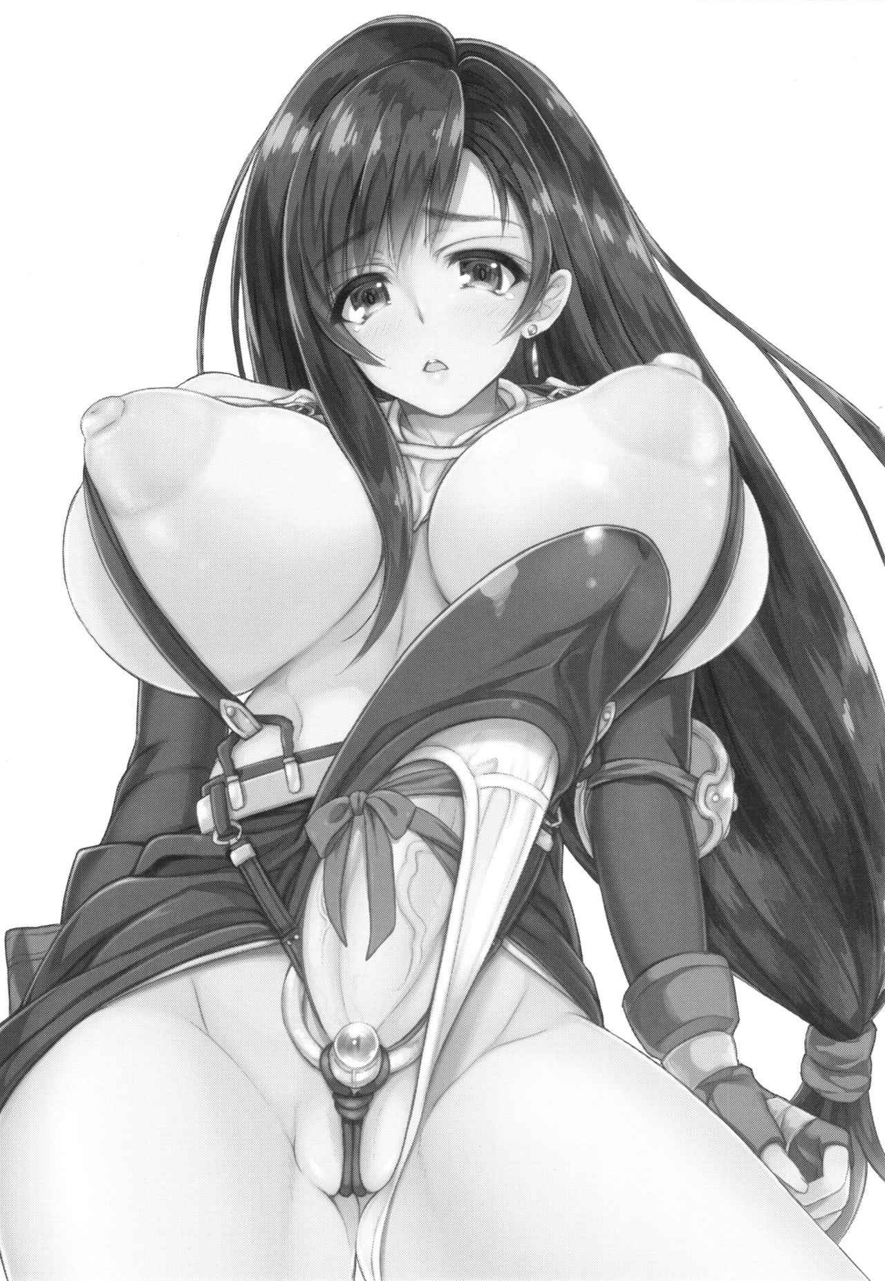 (Futaket 12) [Samurai Ninja GREENTEA] Futanari Doutei Tifa San -Junjou- Inran Mesuchinpo Kairaku Ochi + Paper (Final Fantasy VII)