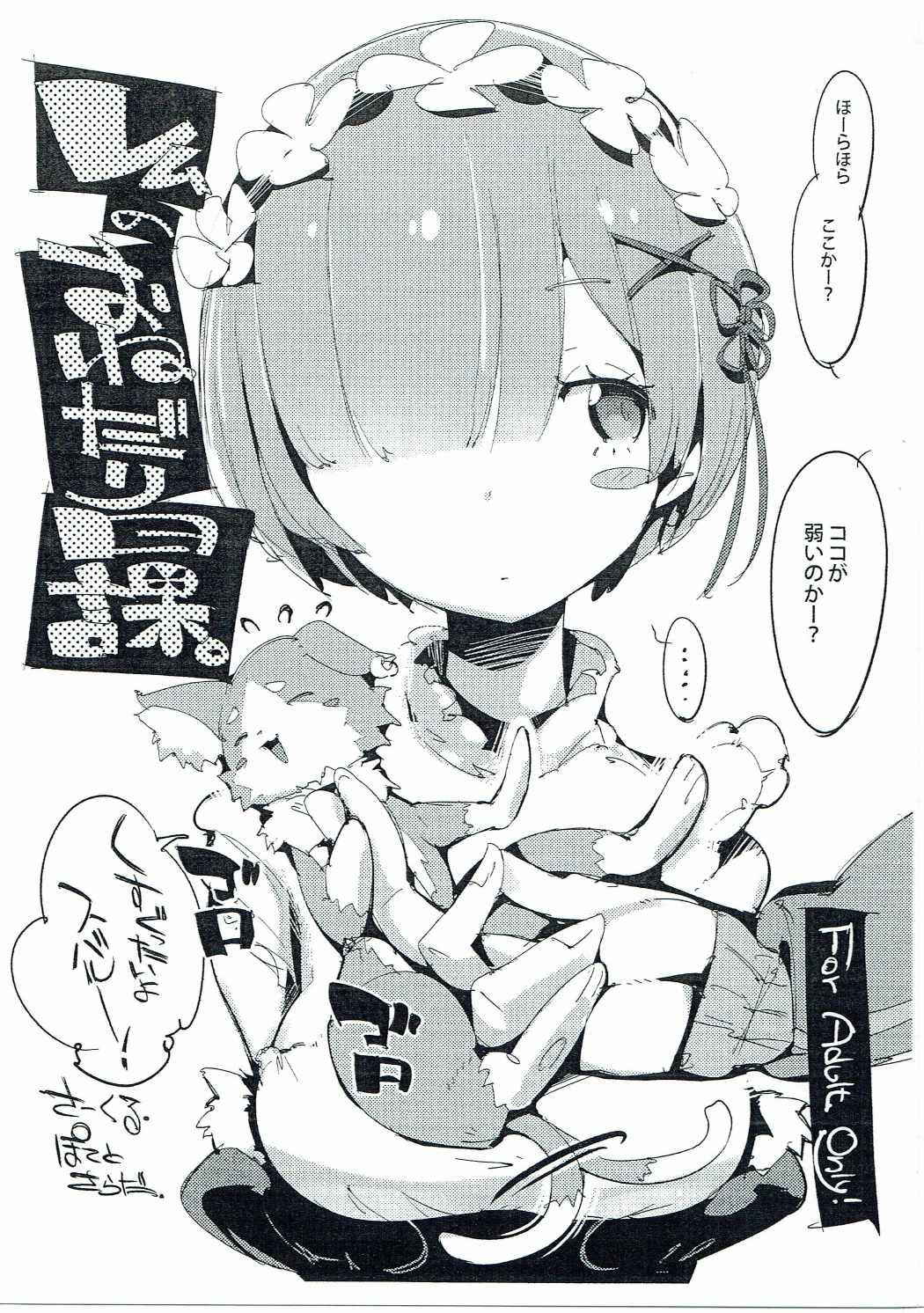 (C90) [Potato Salad (Kurisu)] Rem no Onedari Nikka. (Re:Zero kara Hajimeru Isekai Seikatsu)