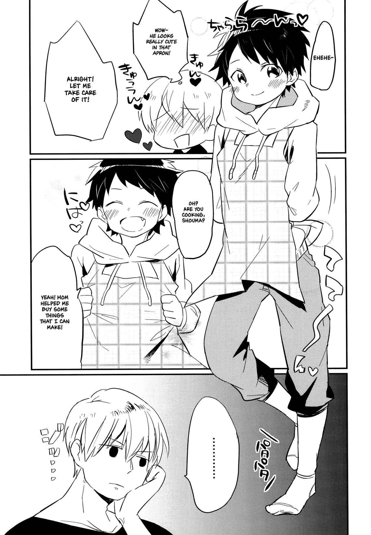 (Futaket 12.5) [Enokinoki (Fujinami)] Aieki Apron [English] {Shotachan}