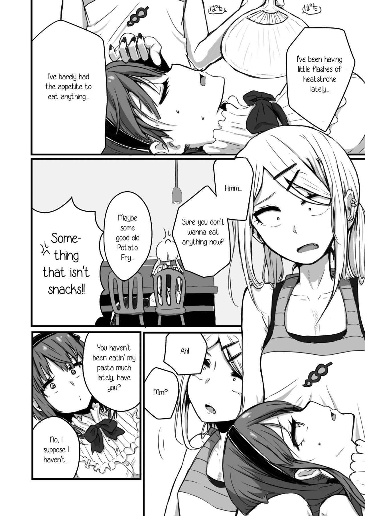 (GirlsLoveFestival17) [Mofumofurahi (Hitsujimofu)] Yuri, Dagashi. (Dagashi Kashi) [English] [Sexy Akiba Detectives]