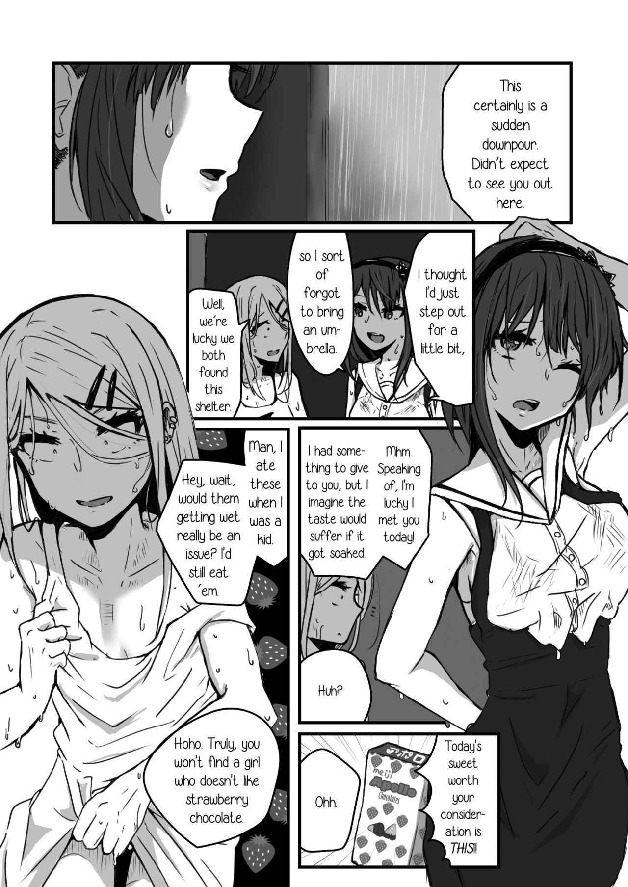 (GirlsLoveFestival17) [Mofumofurahi (Hitsujimofu)] Yuri, Dagashi. (Dagashi Kashi) [English] [Sexy Akiba Detectives]