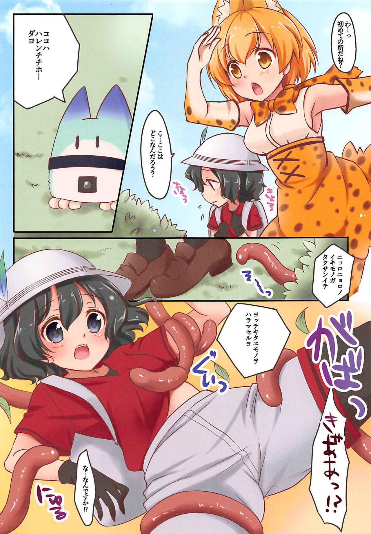 (COMIC1☆11) [Yu-Yu-Tei (Minakami Rinka)] Harenchi Chihou (Kemono Friends)