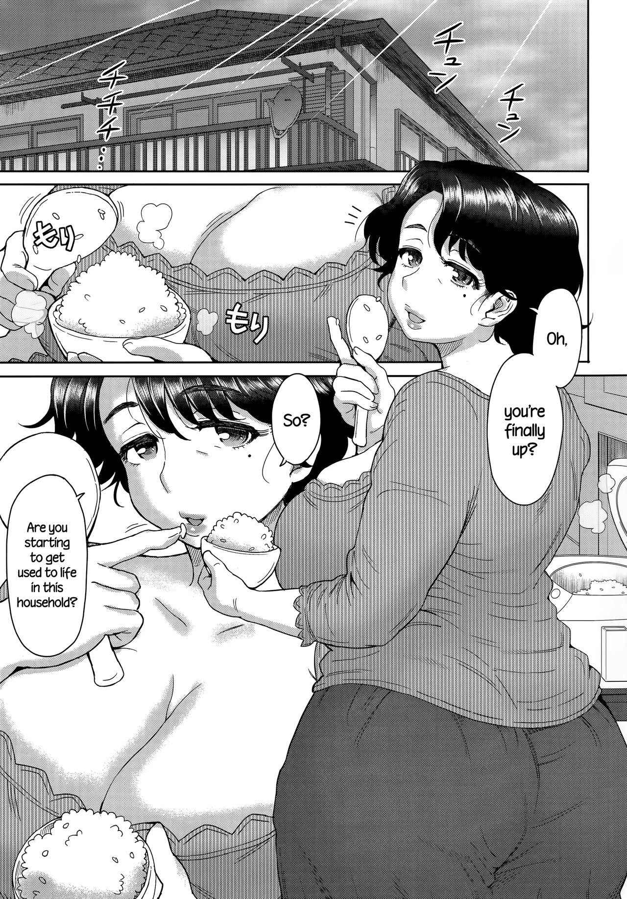 (C91) [Eight Beat (Itou Eight)] Ashitaba-san Chi de Nichijouteki ni Seishori Dekiru Isourou no Boku | My Daily Life Relieving My Sexual Urges in the Ashitaba Family Household (Ashitaba-san Chi no Mukogurashi) [English] =TLL + CW=