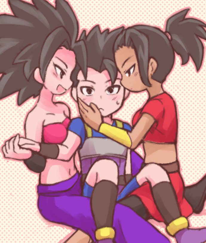 [Iinano] Mrs. Caulifla and Kale did something wrong (Dragon Ball Super)