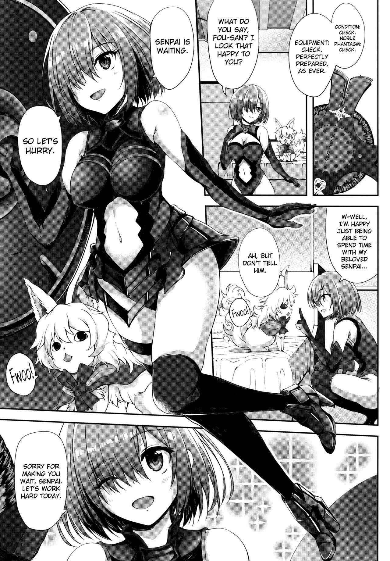 (COMIC1☆11) [Mugen@WORKS (Akiduki Akina)] Kizuna Level Nante Kankeinai desu (Fate/Grand Order) [English] [biribiri]