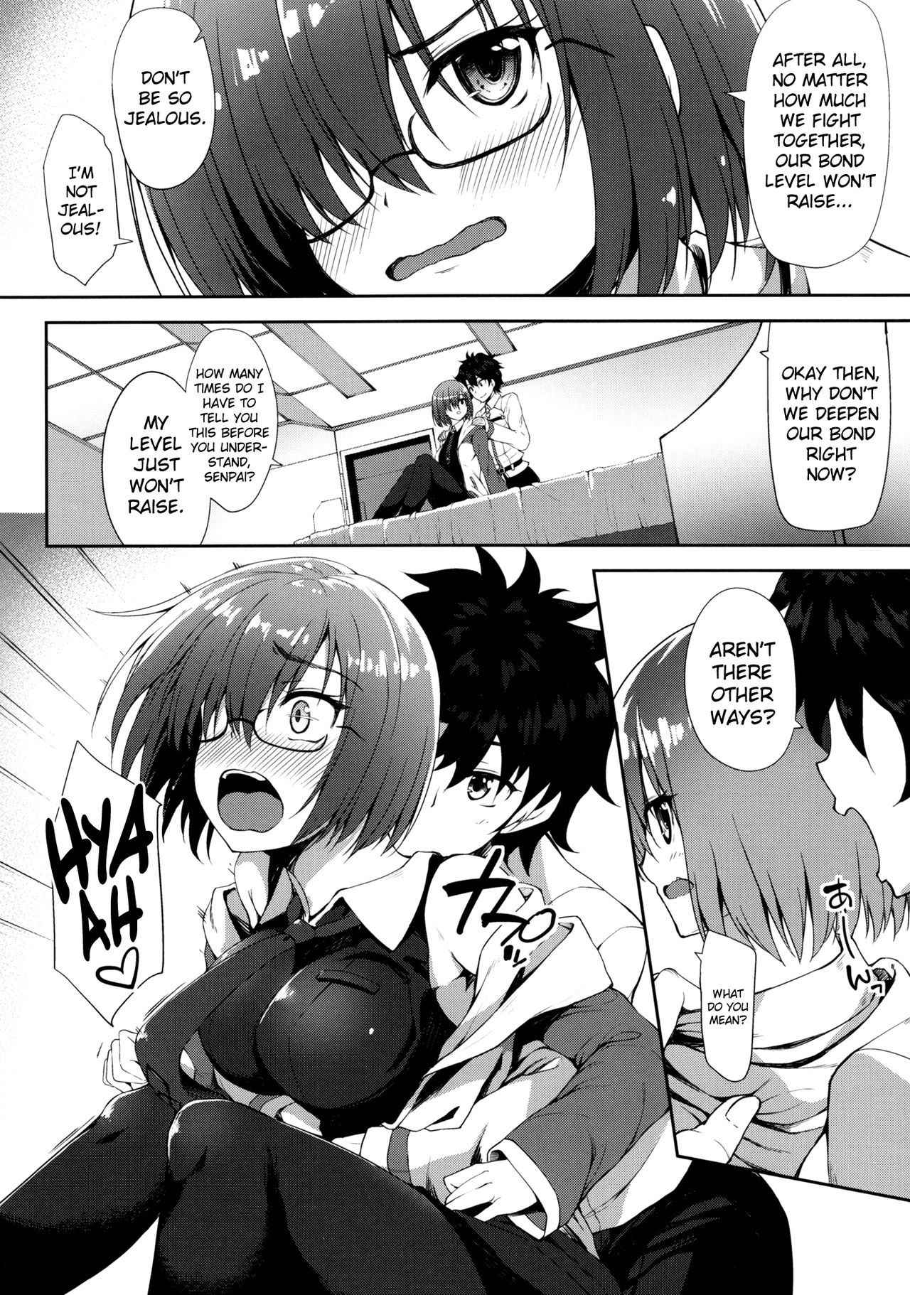 (COMIC1☆11) [Mugen@WORKS (Akiduki Akina)] Kizuna Level Nante Kankeinai desu (Fate/Grand Order) [English] [biribiri]