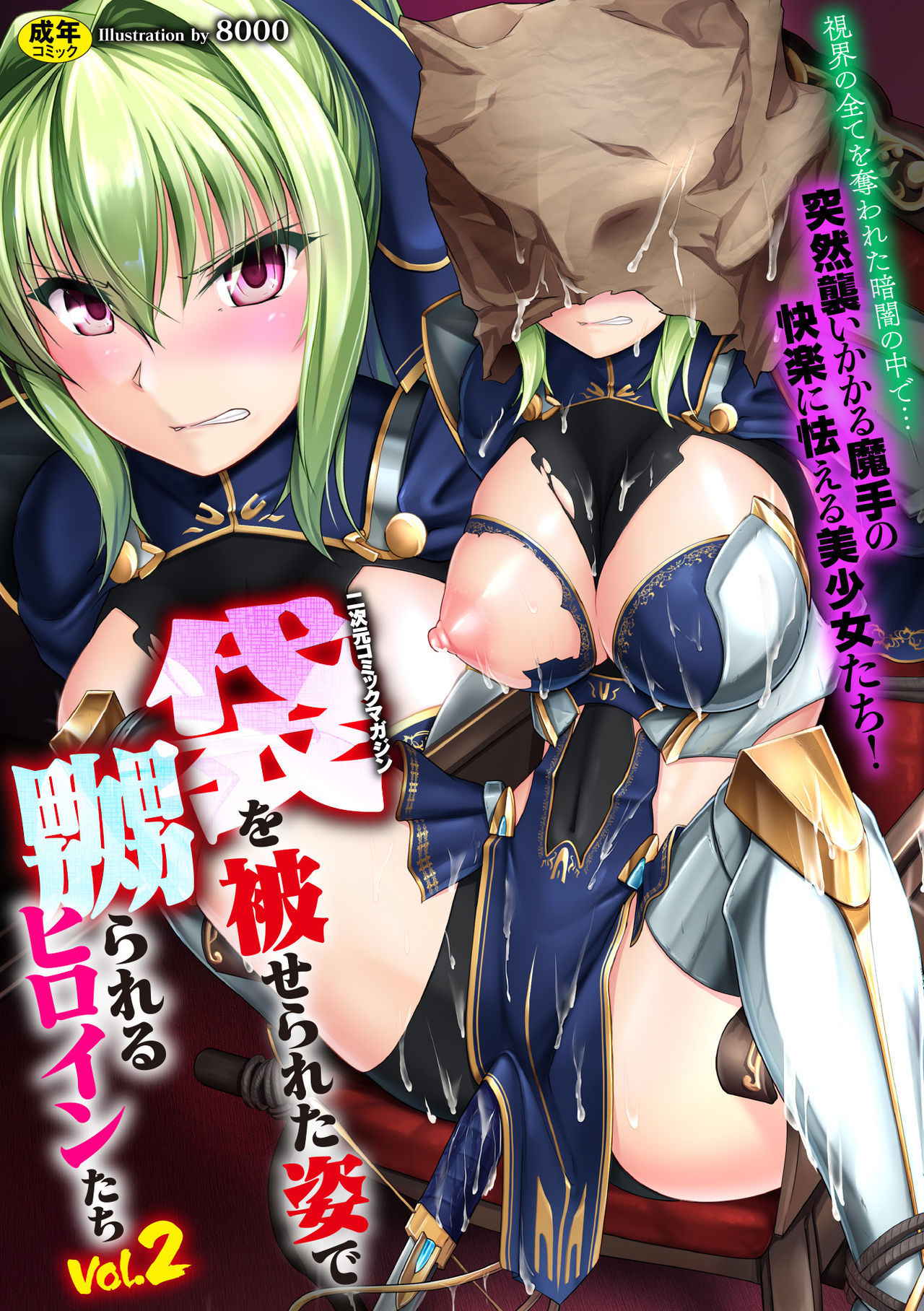 [Anthology] 2D Comic Magazine Fukuro o Kabuserareta Sugata de Naburareru Heroine-tachi Vol. 2 [Digital]