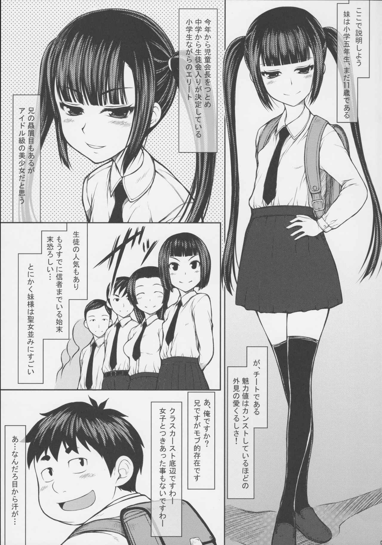 (COMIC1☆11) [JIBAKU-SYSTEM (Suzuki Amaharu)] Ani desu ga Imouto ni Okasaretemasu.