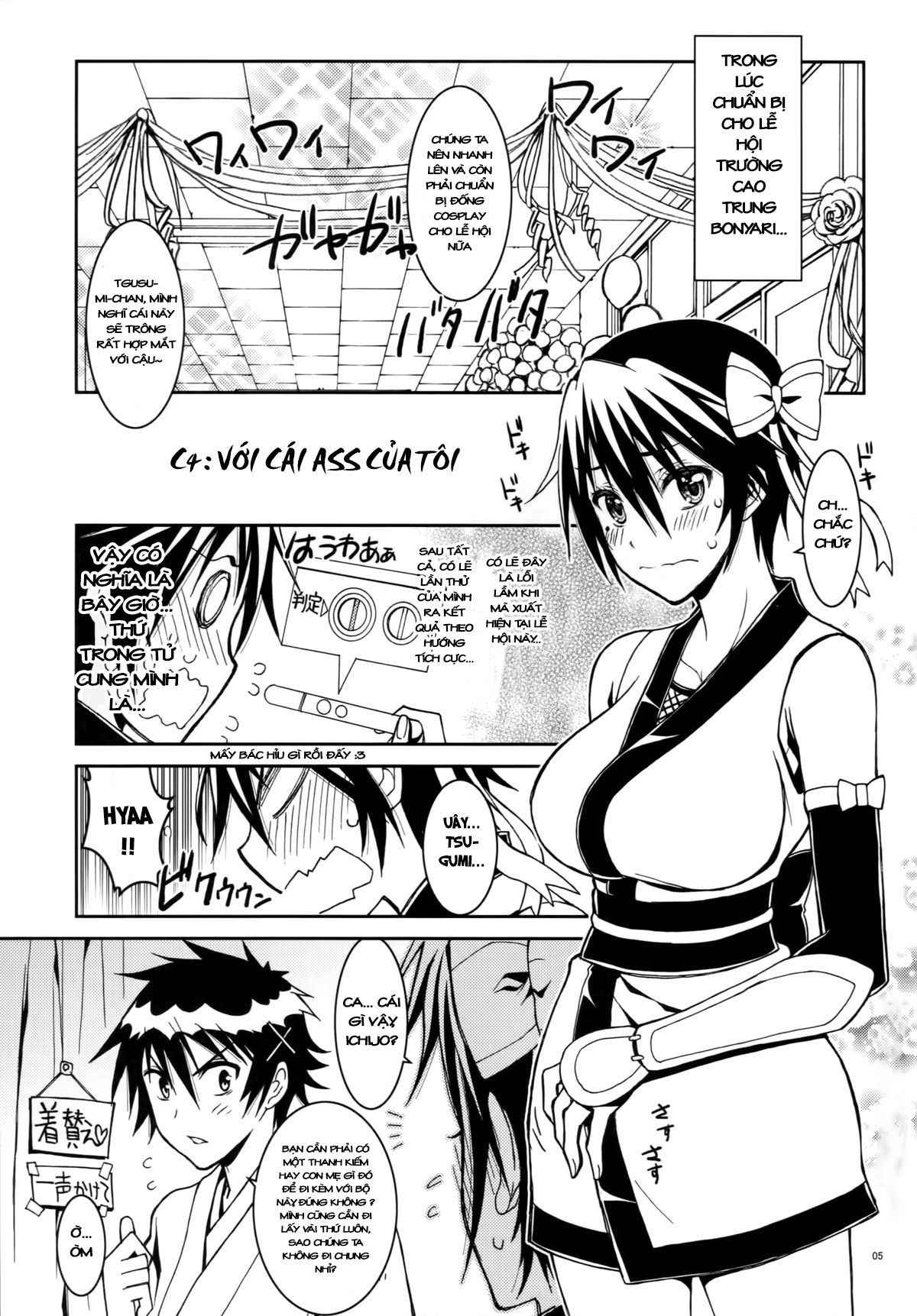 (C86) [Project Harakiri (Kaishaku)] Nisenisekoi 4 (Nisekoi) [Vietnamese Tiếng Việt] [Harem King SG]