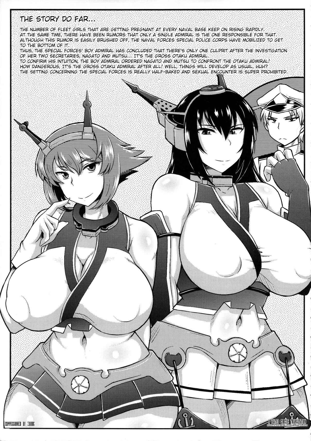 (COMIC1☆10) [Great Canyon (Deep Valley)] Big Seven Seishoku Sakusen ~ Yoso no Chinjufu no Nagato to Mutsu ni Sennou Tanshoutou Shousha! Sukihoudai Pakotte Onaka o Big ni Shichau Hon~ (Kantai Collection -KanColle-) [English] [Fated Circle]