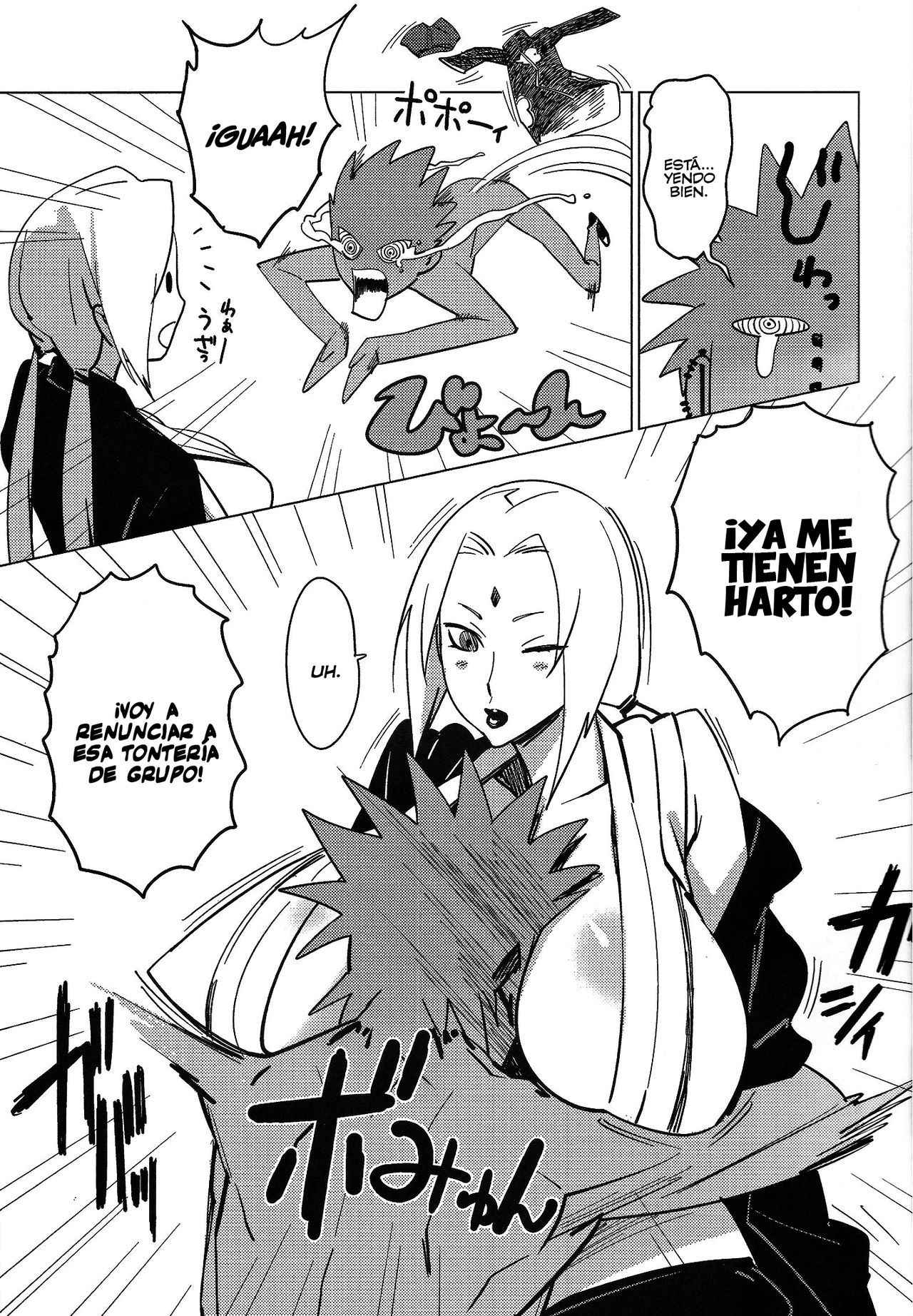 (C72) [AbRAdEli Kami (bobobo)] Aburateri Kamitaba No.01 Chichikage Hanjouki (Naruto) [Spanish] [Ongomarrano]