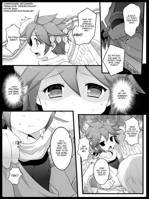 [Pinky☆Crown (Nanahoshi Suama)] Tenshi no Oshigoto (Kid Icarus) [English] {Shotachan}