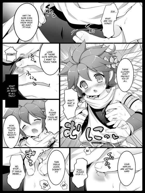 [Pinky☆Crown (Nanahoshi Suama)] Tenshi no Oshigoto (Kid Icarus) [English] {Shotachan}