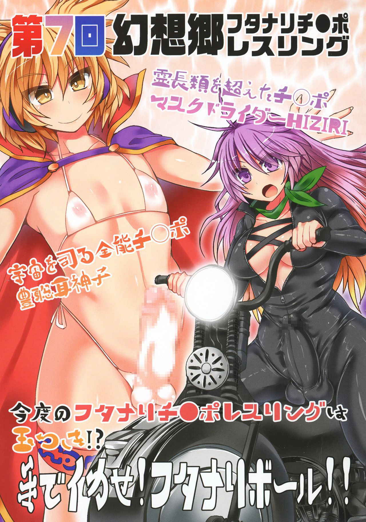 (Reitaisai 14) [Stapspats (Various)] GENSOUKYO FUTANARI CHINPO WRESTLING 5th Anniversary Memorial Book (Touhou Project)