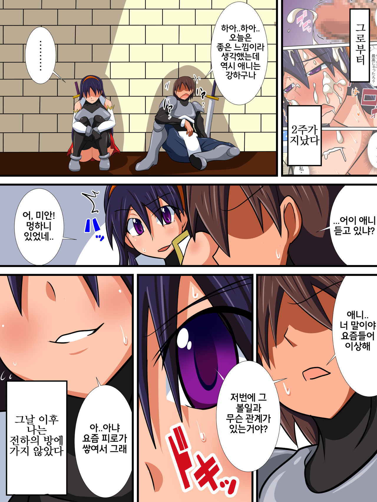 [Haneinu] Osananajimi no Onna Kishi ga Oujo ni Naru Made Kouhen [Korean]