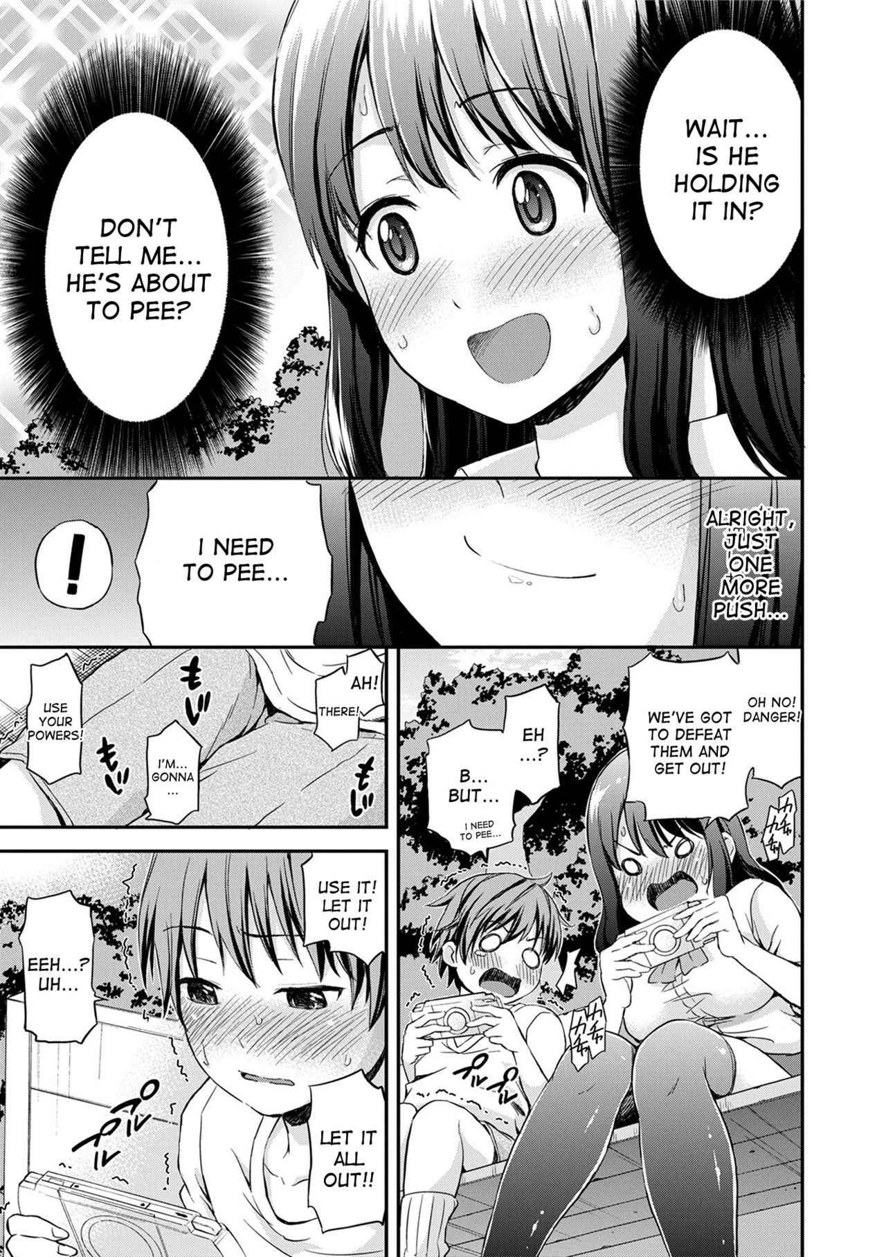 [Higashino Mikan] Onee-chan no Naka de Oshikko Shite! | Come Pee Inside Onee-chan! (Atsuatsu Mochimochi) [English] [desudesu]