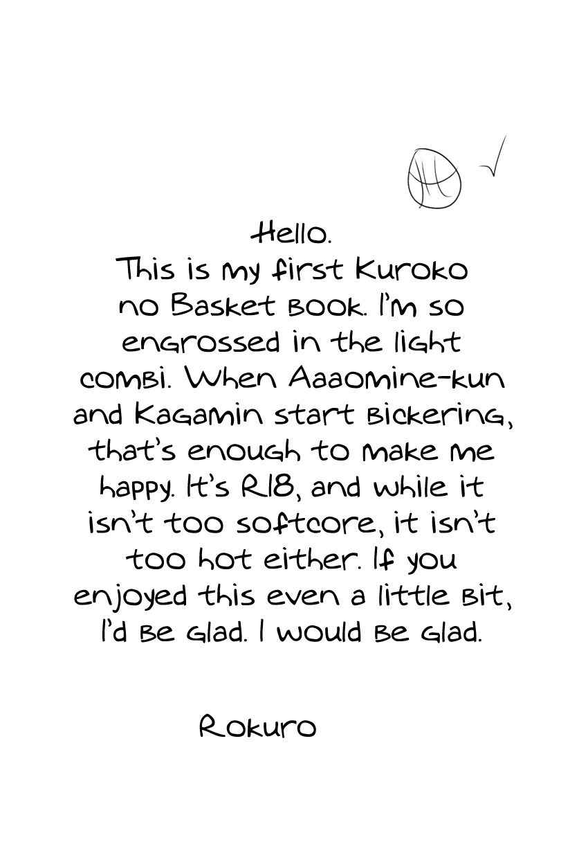 [Kiminama. (Rokuro)] Common occurrence (Kuroko no Basuke) [English]