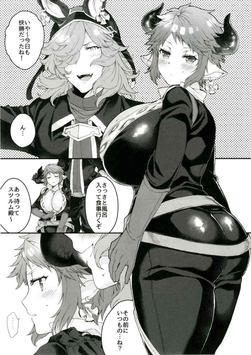 (COMIC1☆11) [Hachimitsu Romance (Eno Yukimi)] Race no Ato wa Otanoshimi (Granblue Fantasy)