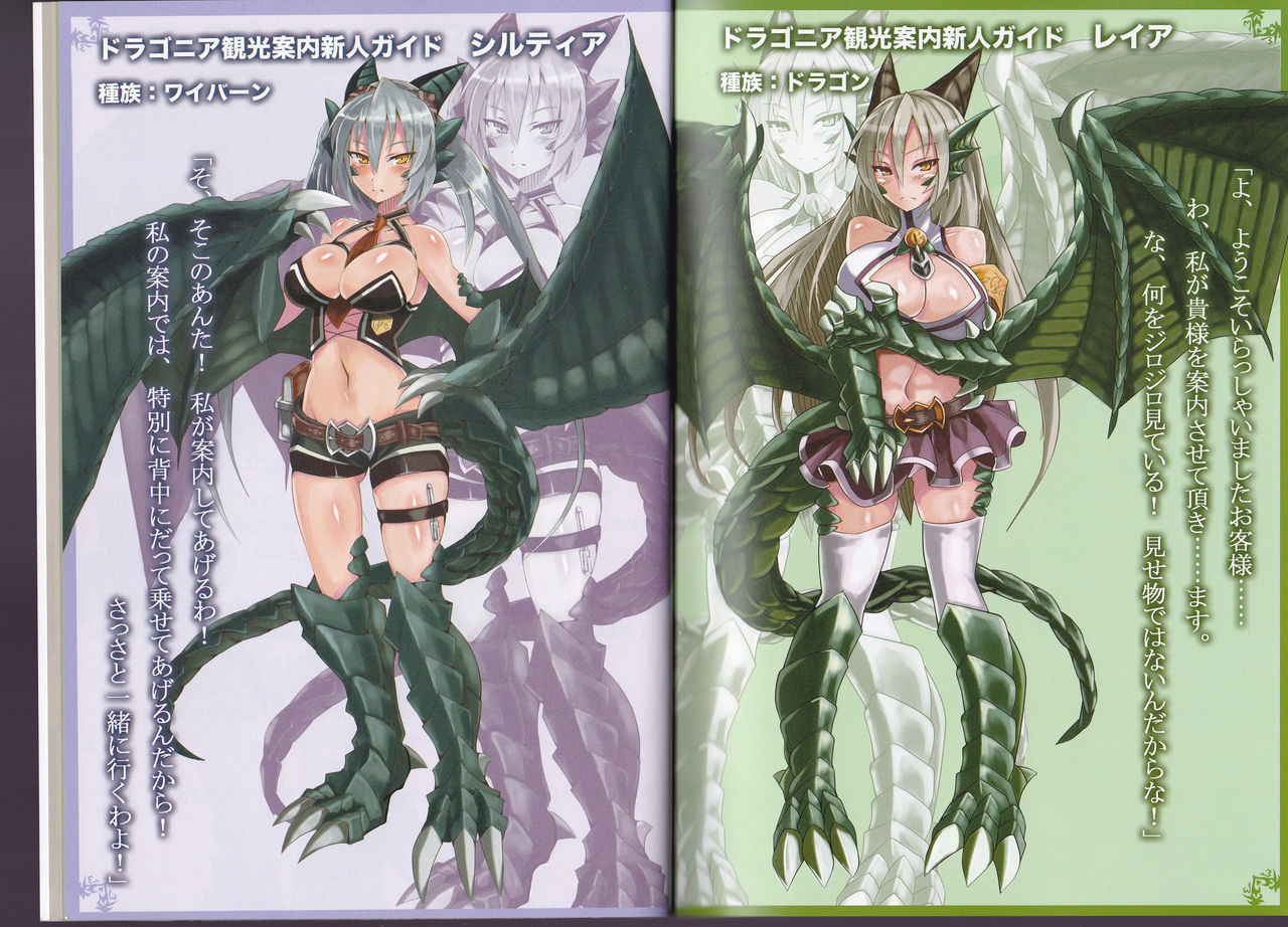 (C90) [Kurobinega] Monster Girl Encyclopedia World Guide - Side I: Dragonia