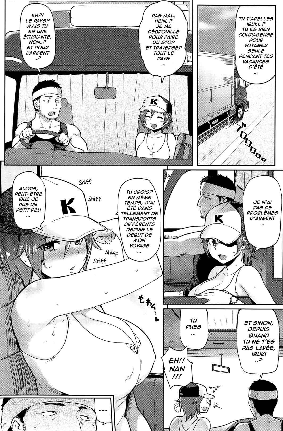 [Meme50] Nosete yo! Bitchhike | Gimme a Ride! Bitchhike!!! (COMIC Shitsurakuten 2015-08) [French] [Hentai-Trad-Fr]