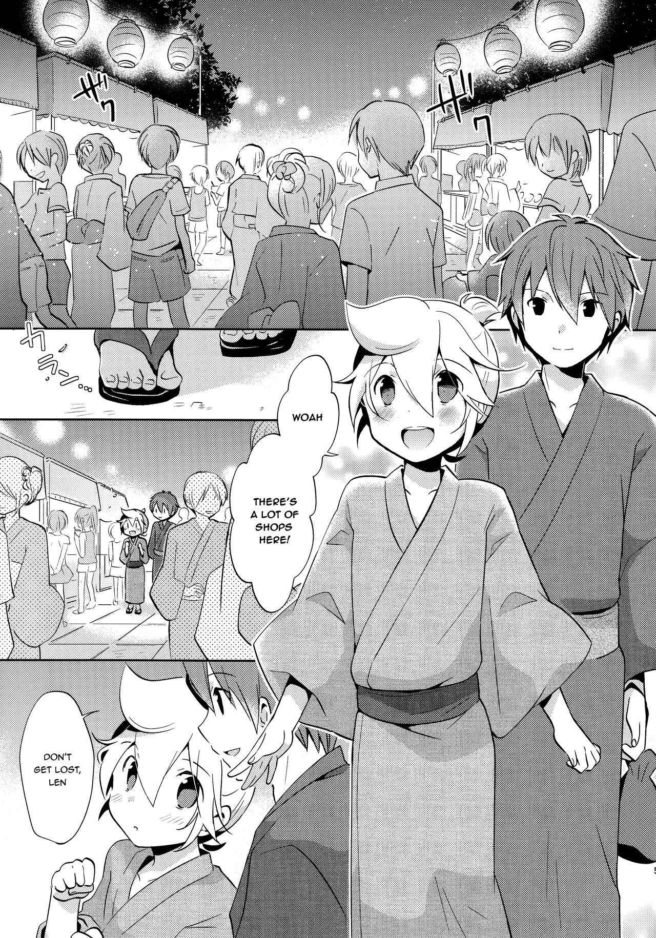 (Shota Scratch 24) [Nerihibari (Usuchi)] Issho ni Yukata Kimaster (VOCALOID) [English] {Shotachan}