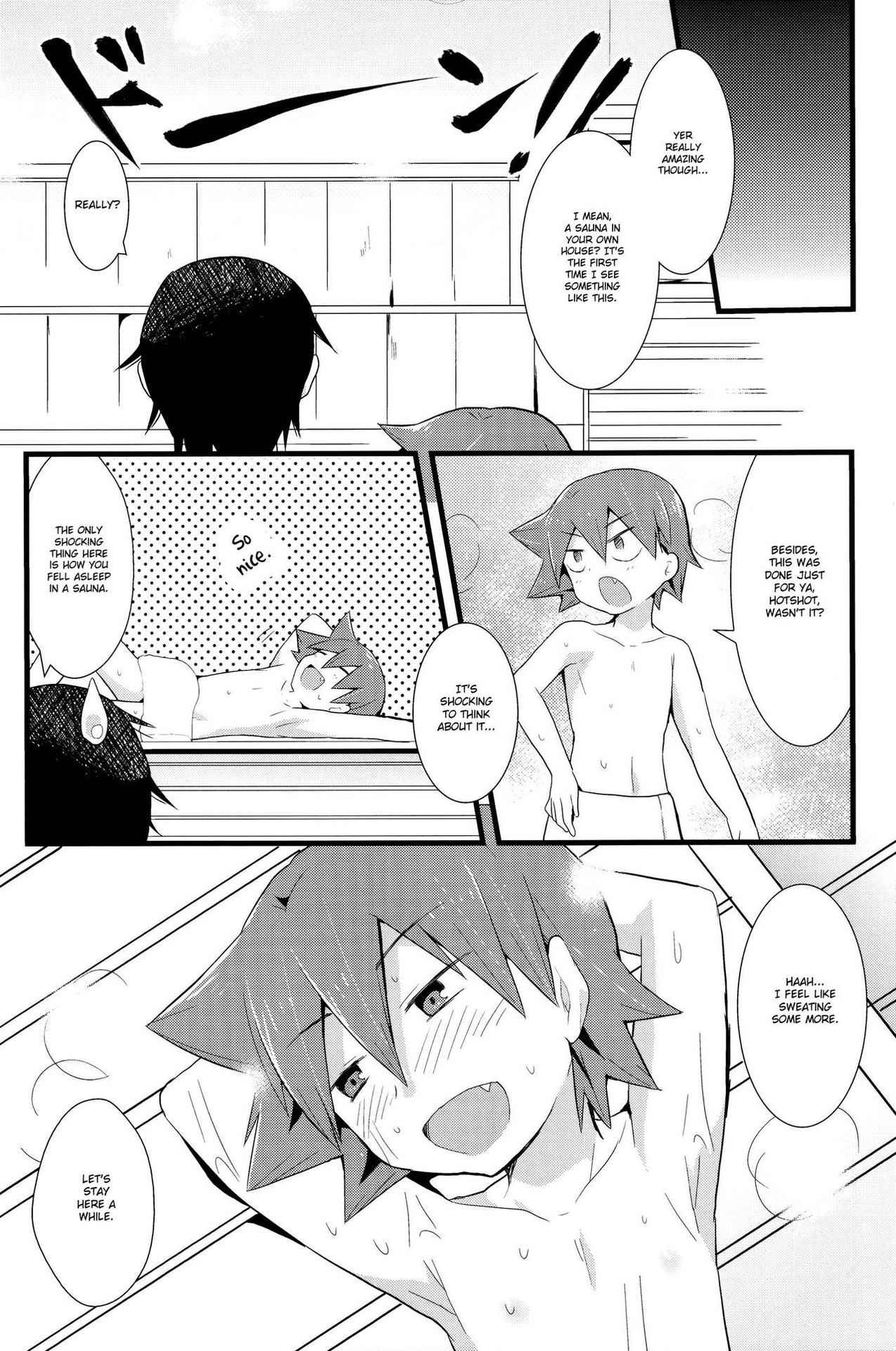 (Zenkai Cadence) [Mitsuya Yoguru (Futaba841)] HOTTEST SWEAT (Yowamushi Pedal) [English] {Hennojin}