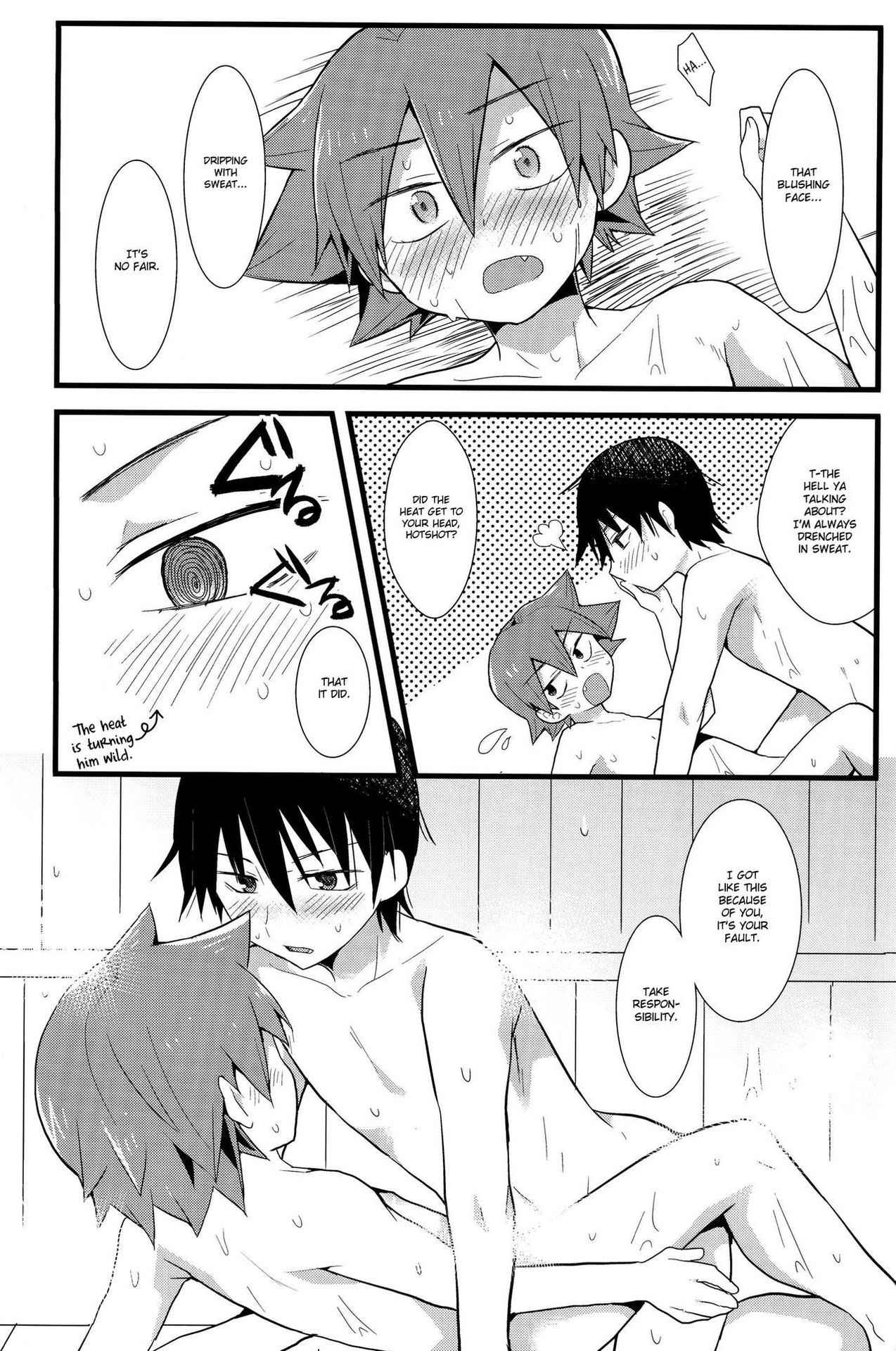 (Zenkai Cadence) [Mitsuya Yoguru (Futaba841)] HOTTEST SWEAT (Yowamushi Pedal) [English] {Hennojin}