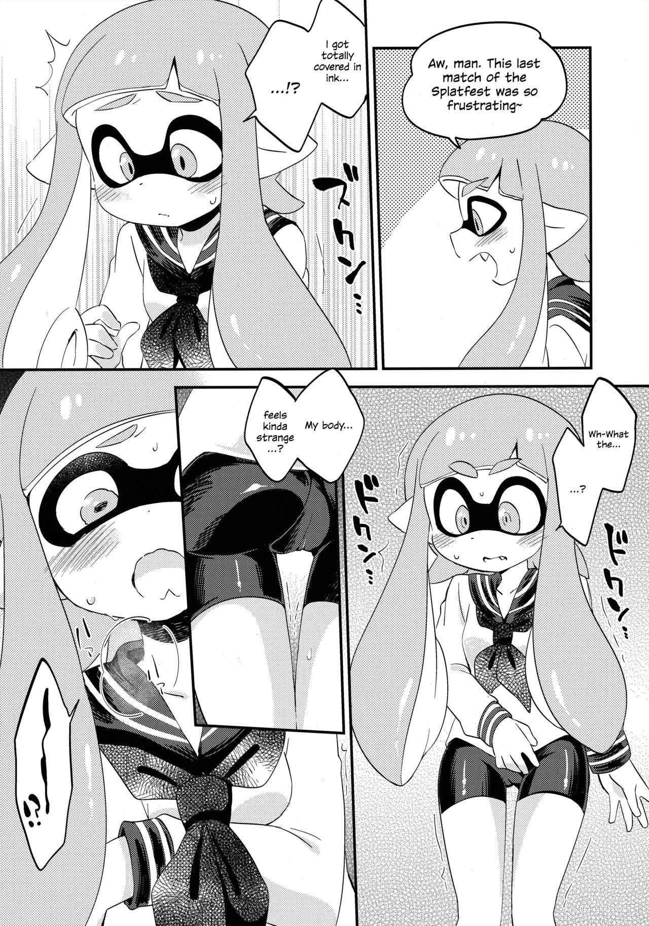 (C89) [Colomonyu (Eromame)] Yuri Ika Gachi♥cchi - Lemon to Milk | Super Lewd Yuri Squids - Lemon and Milk (Splatoon) [English]