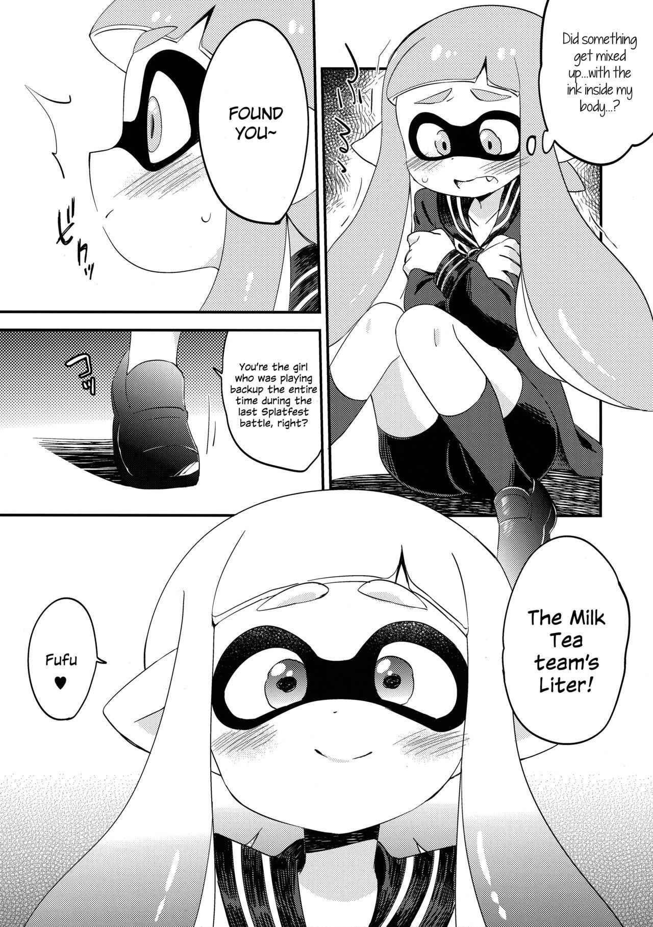 (C89) [Colomonyu (Eromame)] Yuri Ika Gachi♥cchi - Lemon to Milk | Super Lewd Yuri Squids - Lemon and Milk (Splatoon) [English]