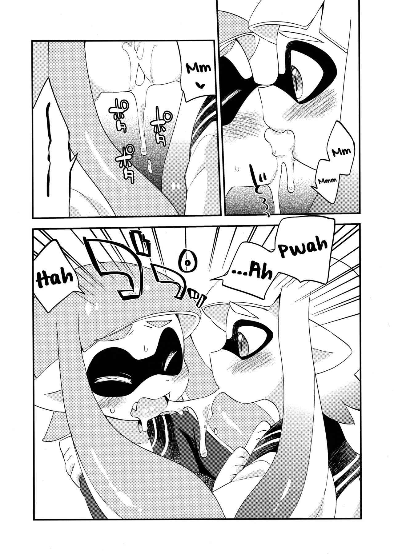 (C89) [Colomonyu (Eromame)] Yuri Ika Gachi♥cchi - Lemon to Milk | Super Lewd Yuri Squids - Lemon and Milk (Splatoon) [English]