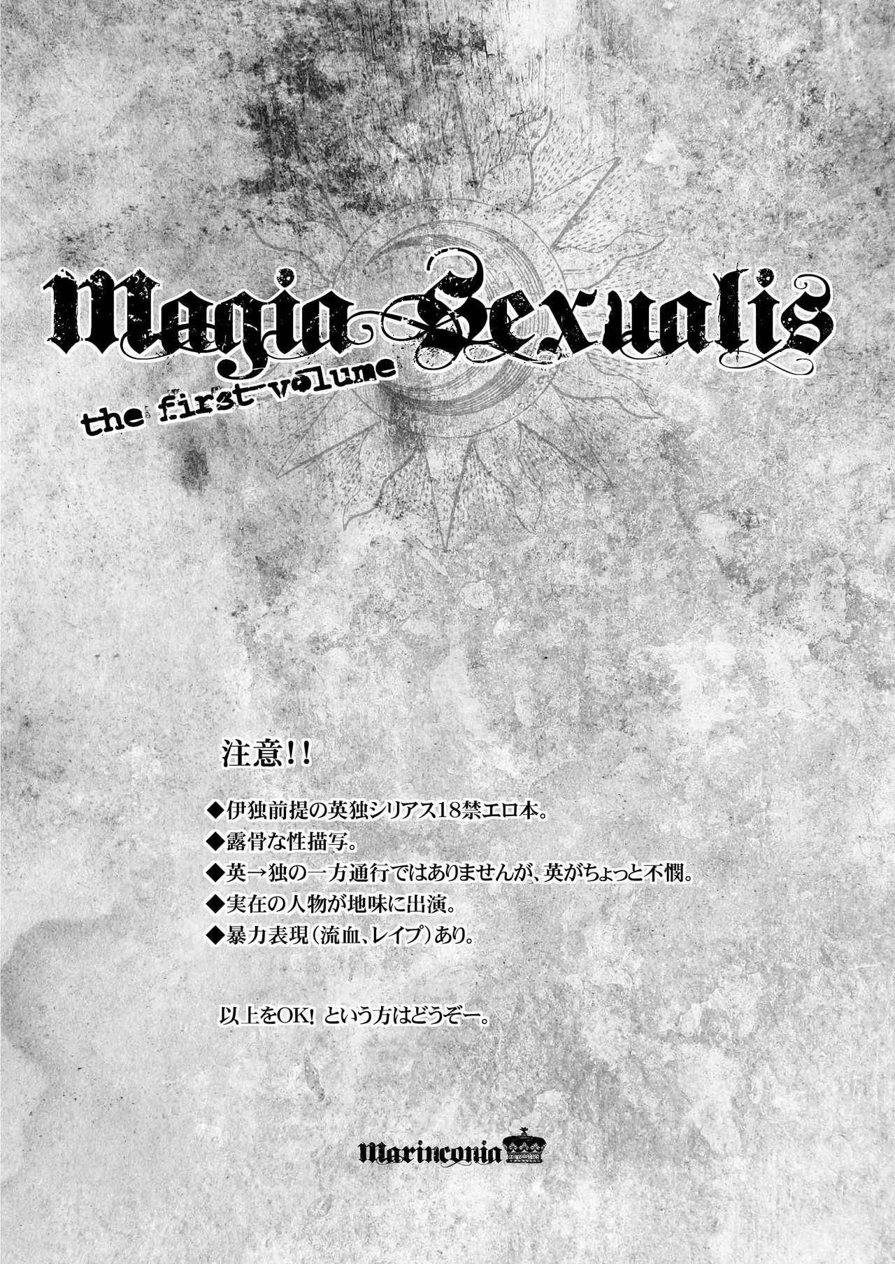 [Marinconia (Maru Mary)] Magia Sexualis 1 (Axis Powers Hetalia) [Digital]