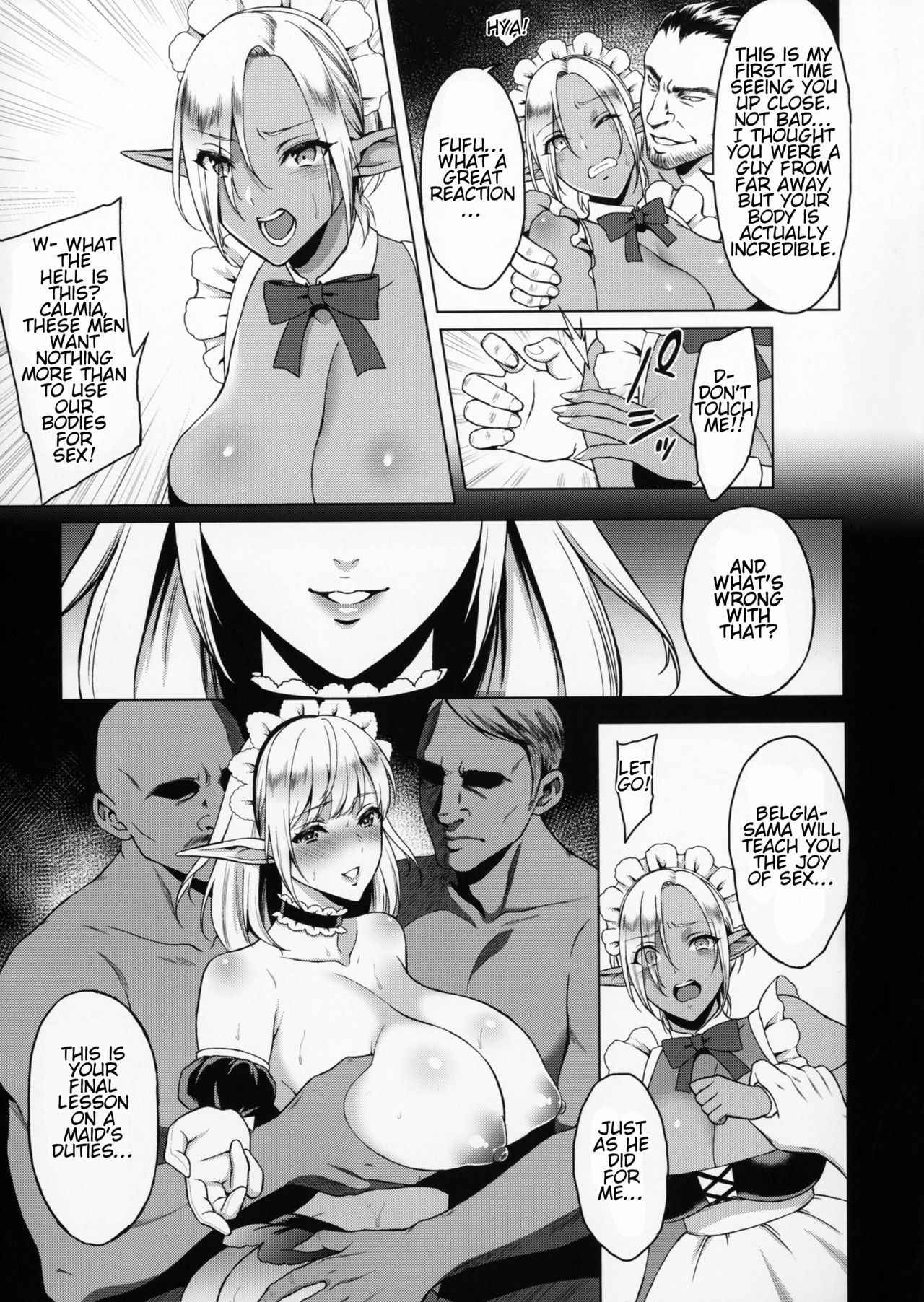 (C91) [H.B.A (Usagi Nagomu)] Reizoku Elf Maid | Elf Maid Slaves [English] [Tremalkinger]