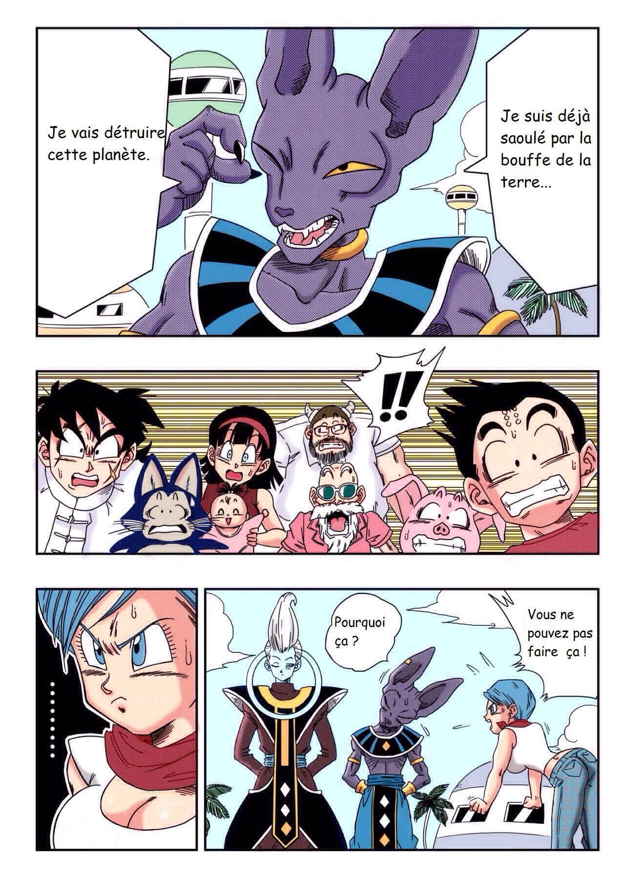 [Yamamoto] Bulma ga Chikyuu o Sukuu! (Dragon Ball Super) [French] [Colorized]