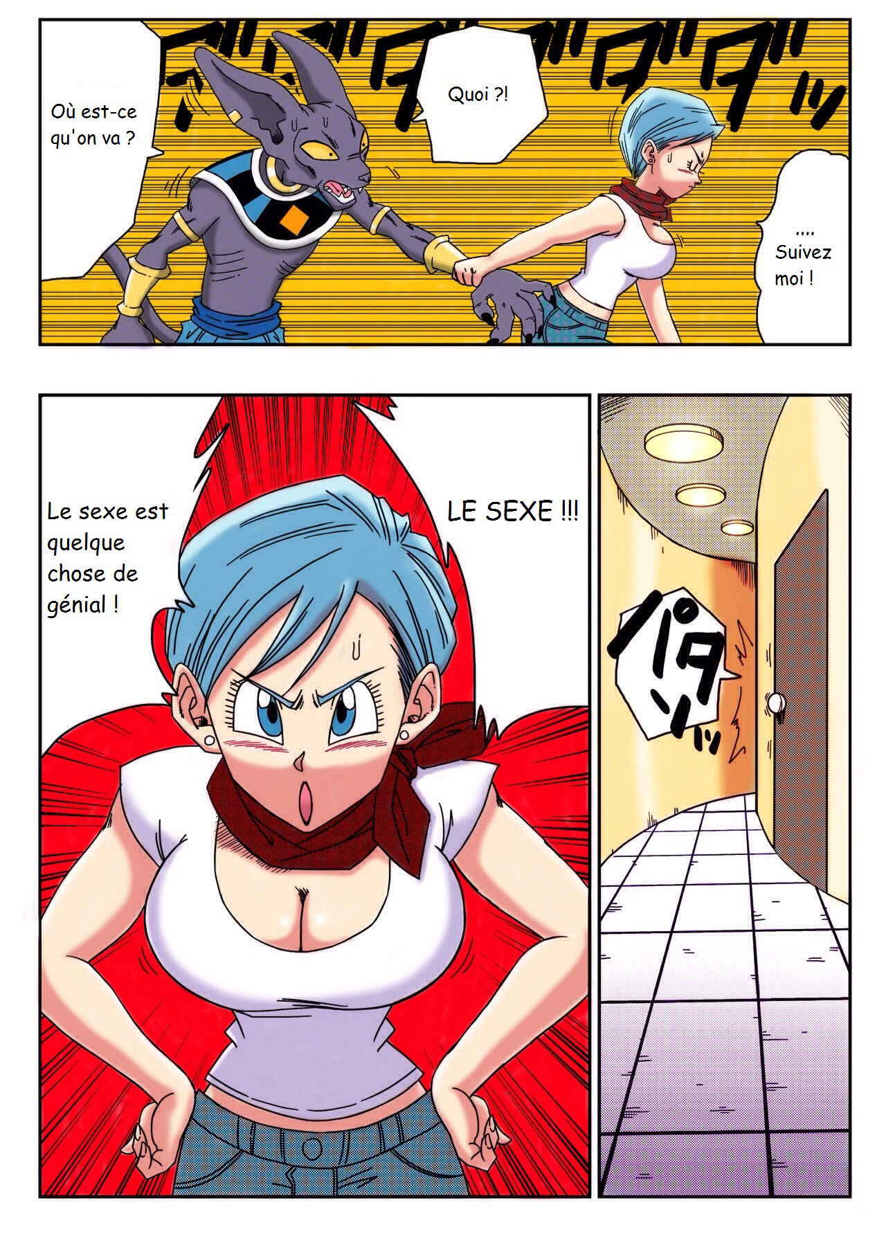 [Yamamoto] Bulma ga Chikyuu o Sukuu! (Dragon Ball Super) [French] [Colorized]