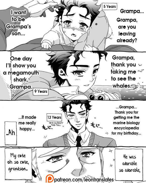 [Chrono Nanae] Mago Haji Jii wo Aishisugiteru | Grandson loves his Grandfather too much (JoJo's Bizarre Adventure) [English] {Leon990 Scanlations}