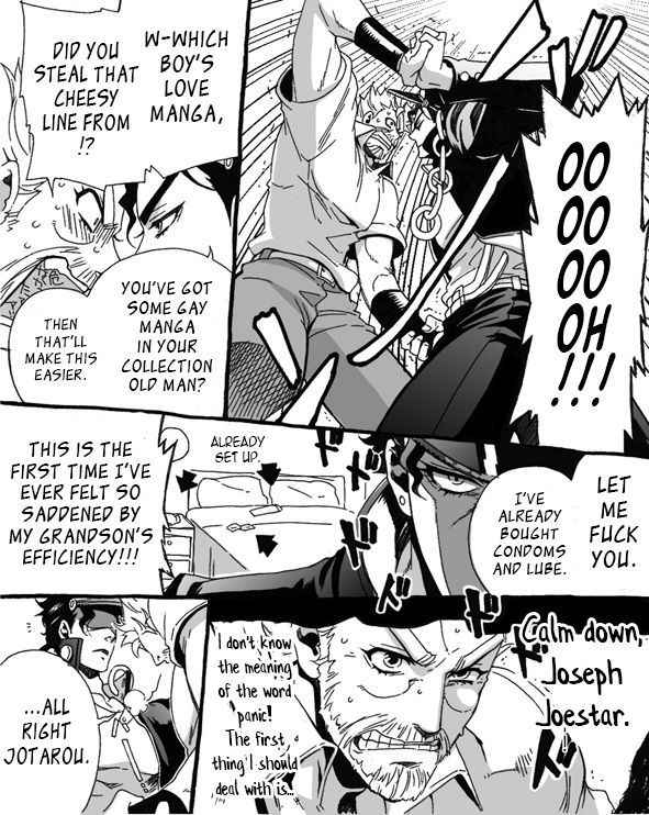 [Chrono Nanae] Mago Haji Jii wo Aishisugiteru | Grandson loves his Grandfather too much (JoJo's Bizarre Adventure) [English] {Leon990 Scanlations}