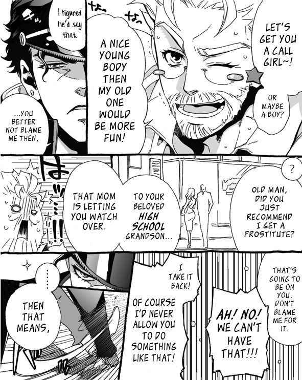 [Chrono Nanae] Mago Haji Jii wo Aishisugiteru | Grandson loves his Grandfather too much (JoJo's Bizarre Adventure) [English] {Leon990 Scanlations}