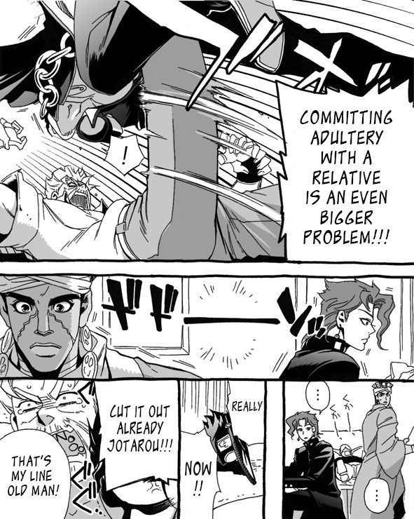 [Chrono Nanae] Mago Haji Jii wo Aishisugiteru | Grandson loves his Grandfather too much (JoJo's Bizarre Adventure) [English] {Leon990 Scanlations}