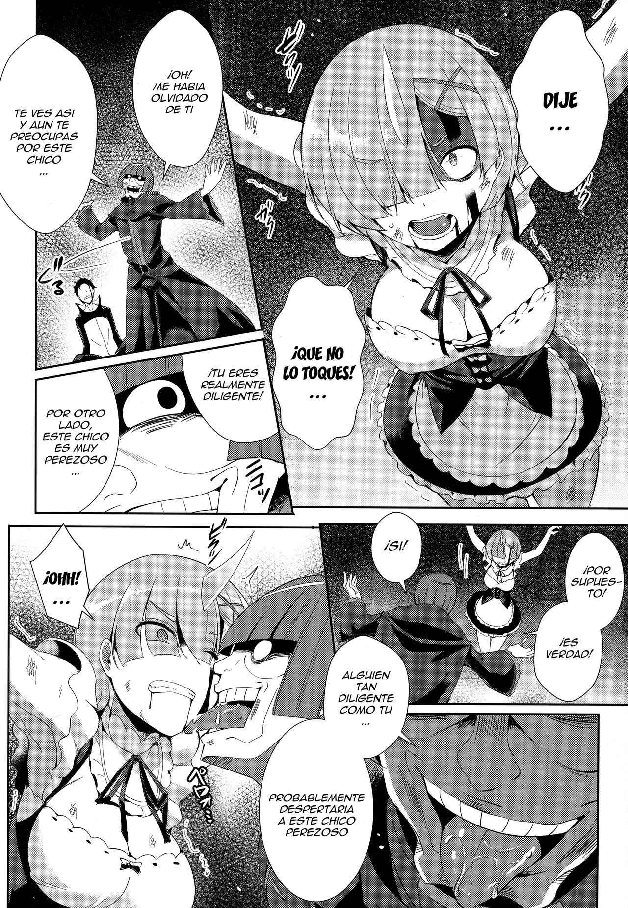 (C91) [Once Only (Nekoi Hikaru)] Rem Kara (Re:Zero kara Hajimeru Isekai Seikatsu) [Spanish] [Ero-Ecchi Scanlation]