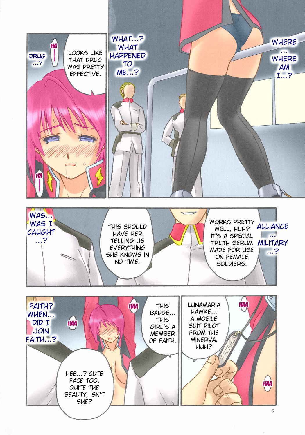 (C68) [Hellabunna (Iruma Kamiri)] Giant Comics 26 - Black Pants Hack Down (Gundam Seed Destiny, Xenosaga) [English] [Kizlan] [Colorized] [Imcomplete]