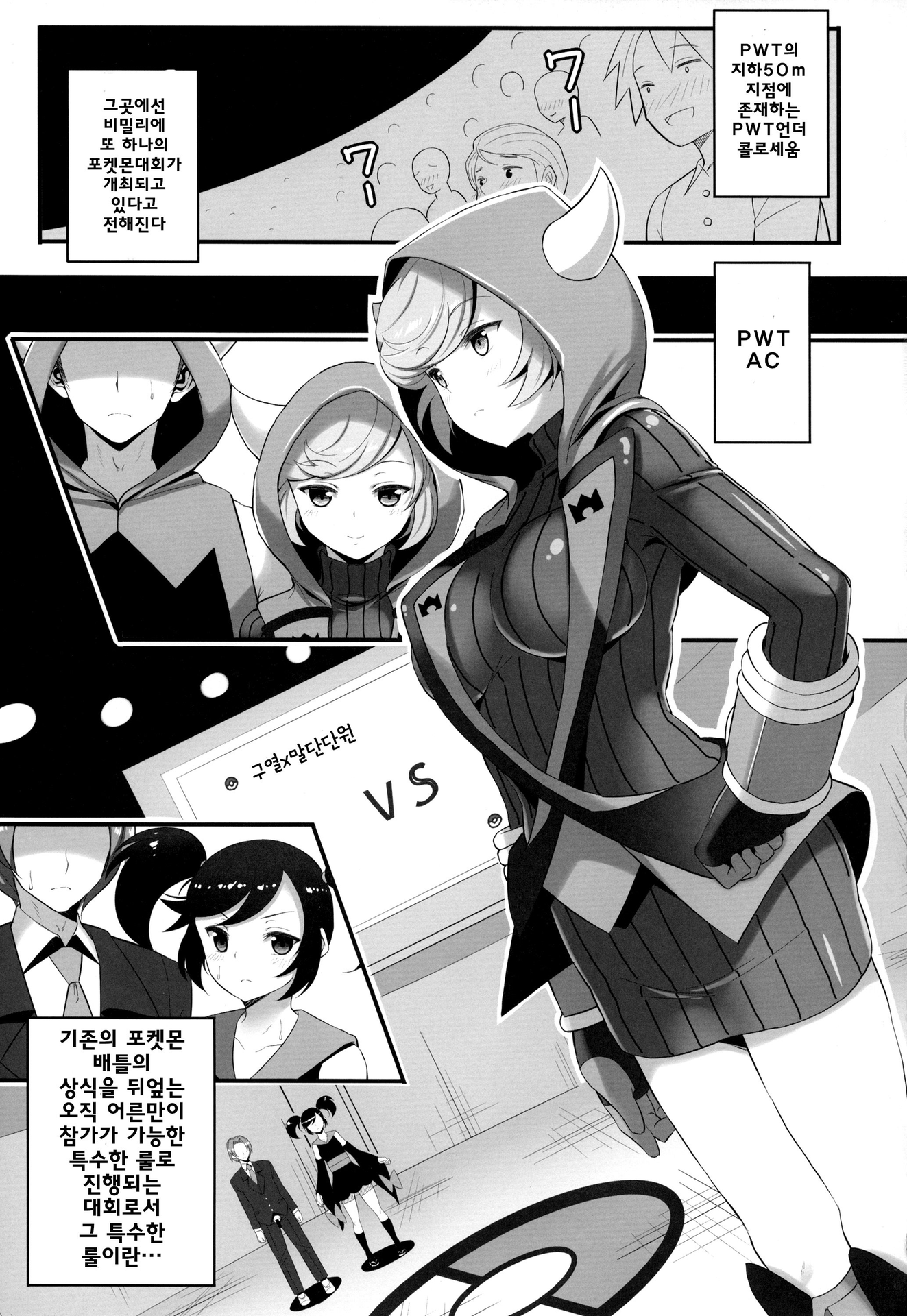 (COMIC1☆10) [Nipponbashi Dennougumi (Imotoka Tsuyuki)] PWTAC2 (Pokémon) [Korean]