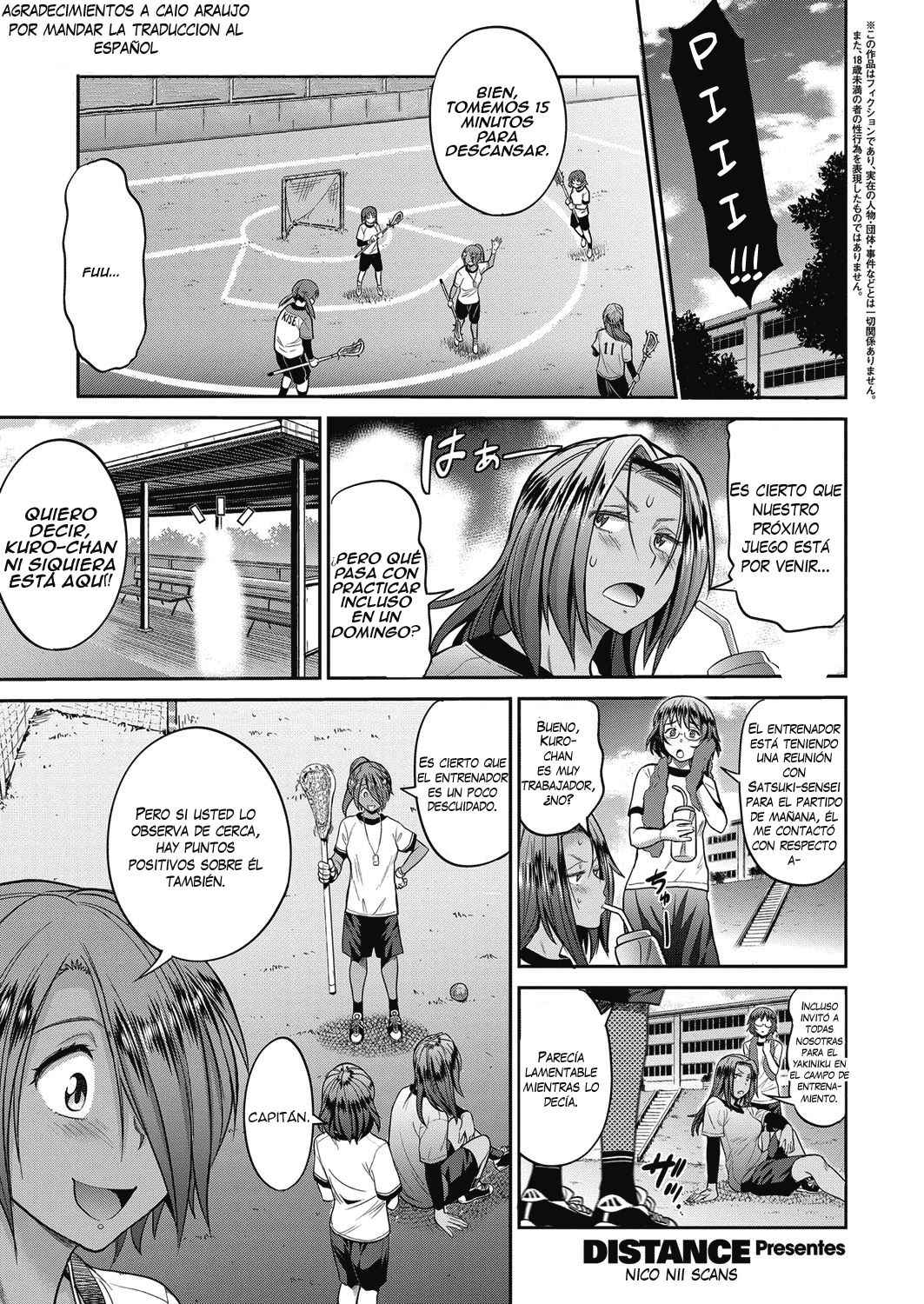 [DISTANCE] Joshi Lacu! - Girls Lacrosse Club ~2 Years Later~ Ch. 1.5 (COMIC ExE 06) [Spanish] [Nico Nii Scans] [Digital]