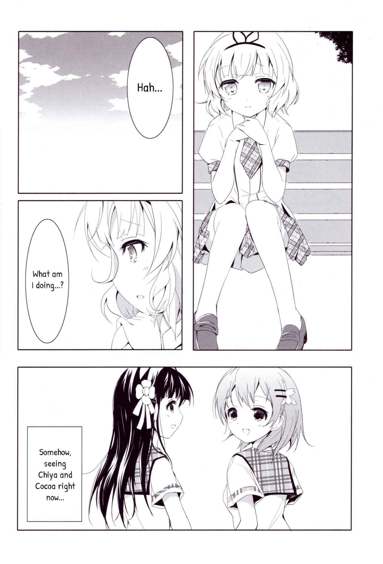 (C88) [Eins (Amahara Mizuho)] Amami na Sabishigariya Usagi | My Sweet Lonely Rabbit (Gochuumon wa Usagi desu ka?) [English] [p106]