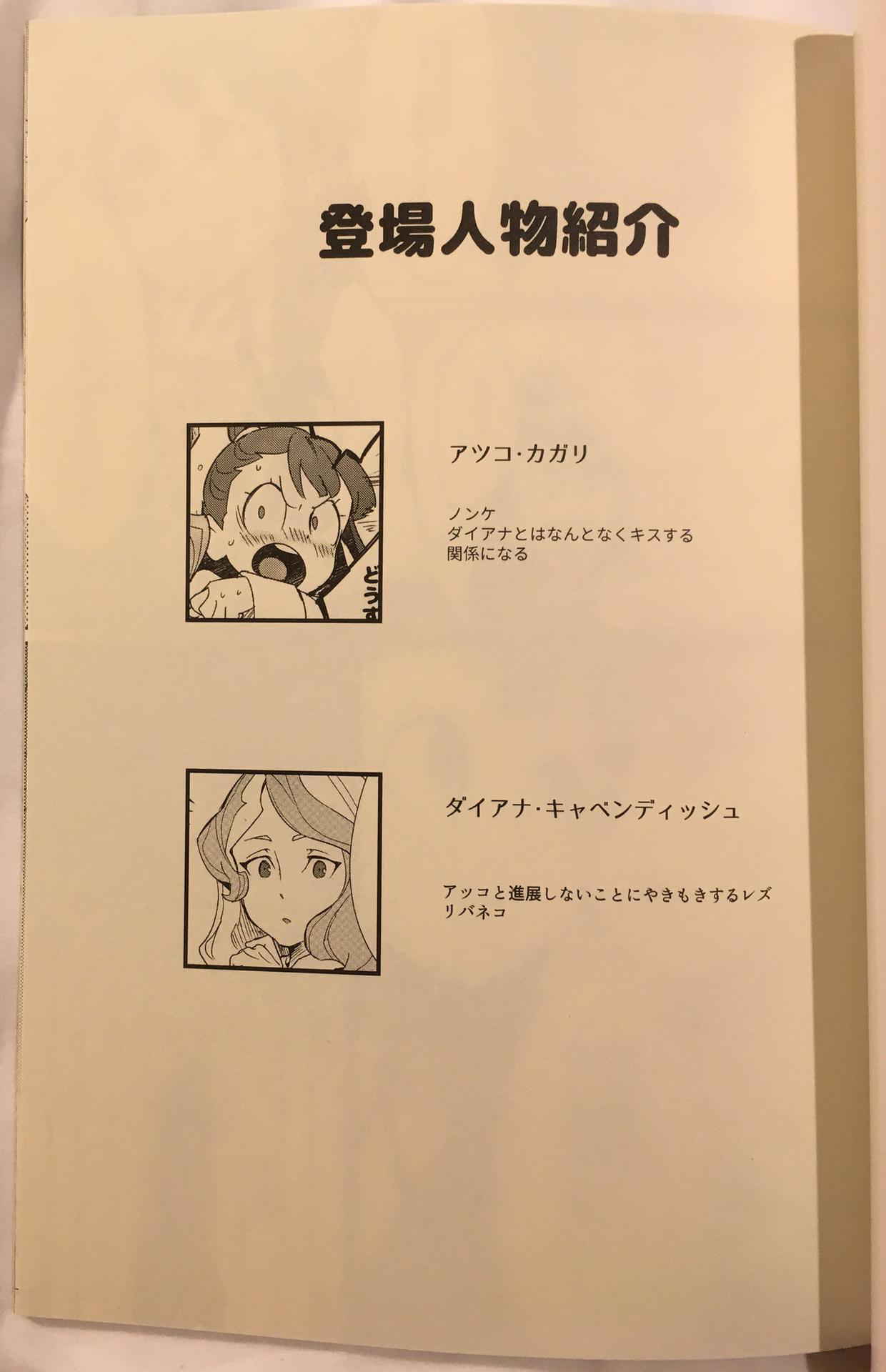 Littel Witch Academia Fanbook #1 (phone pics)